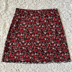 SHEIN Floral Mini Skirt